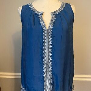 Beautiful Tangerine Embroidered Top